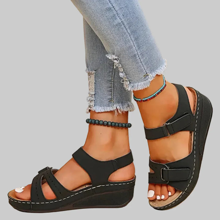 Antonia - Damen Orthopädische Keilsandalen mit bequemem Fußbett
