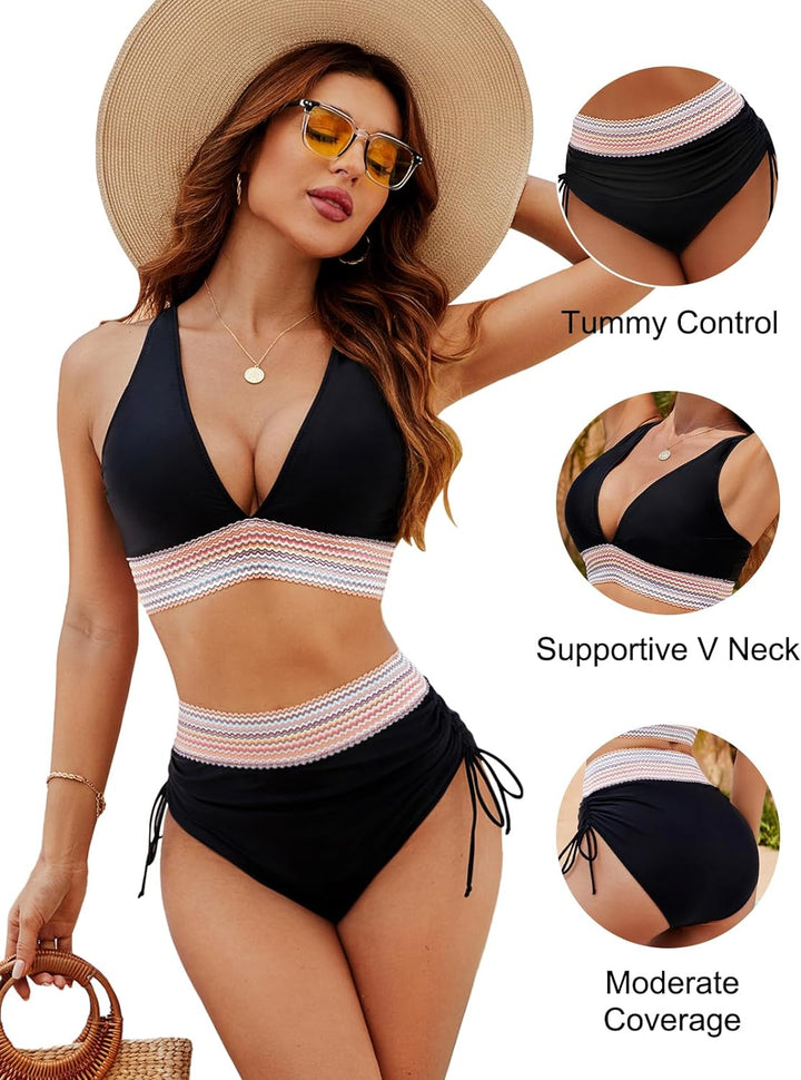 Nadja — Selbstbewusster Bauch-Weg-Bikini