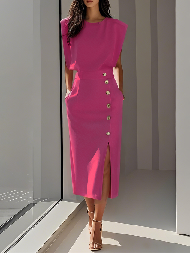 Aspen | Müheloser Charme Midi-Kleid