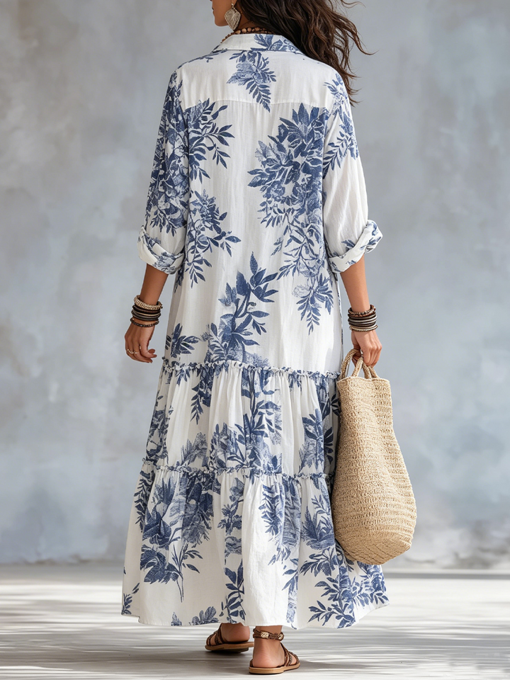 Elina - Bauchkaschierende Kleid mit Knöpfen