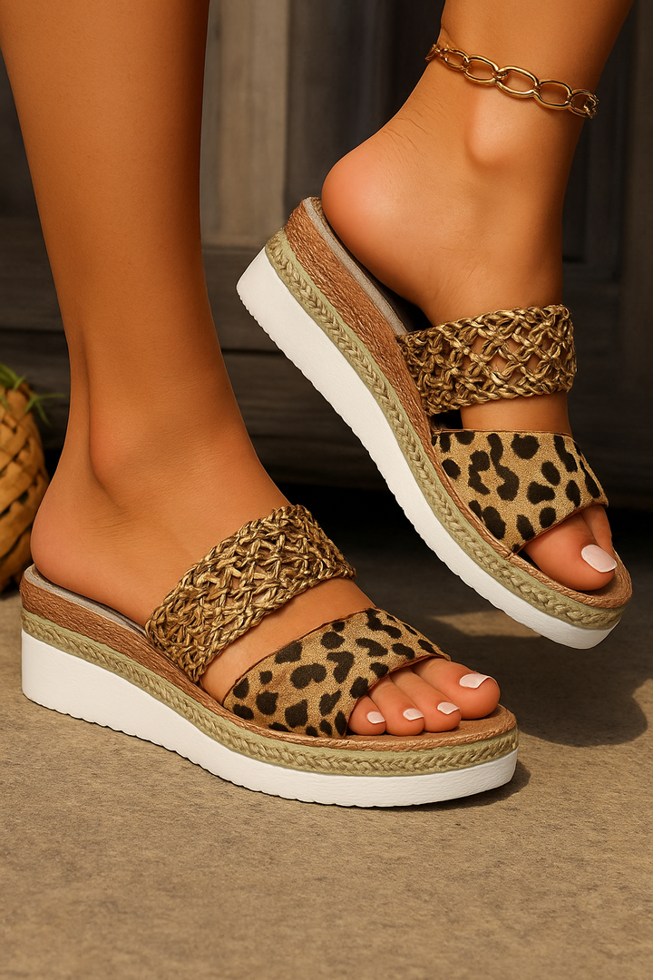 Maja - Damen Keilabsatzsandalen mit modischem Design