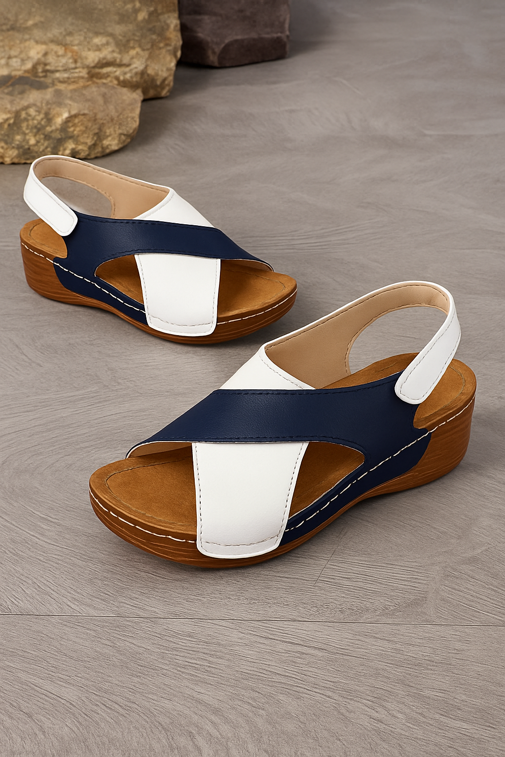 Nadine - Damen orthopädische Slingback-Sandalen mit Stil