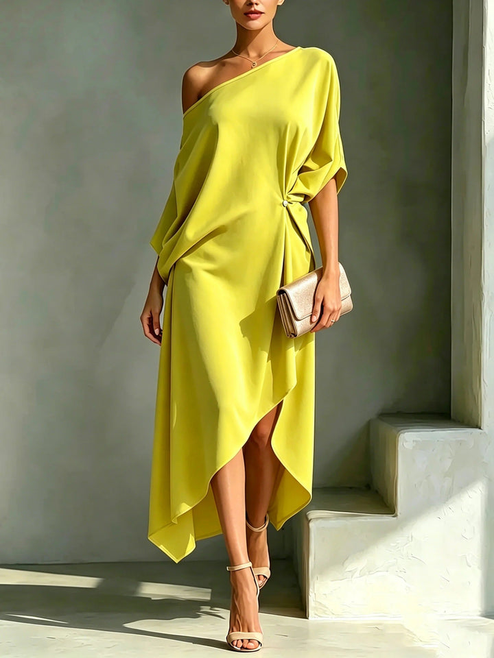 Livia asymmetrisches One-Shoulder-Abendkleid