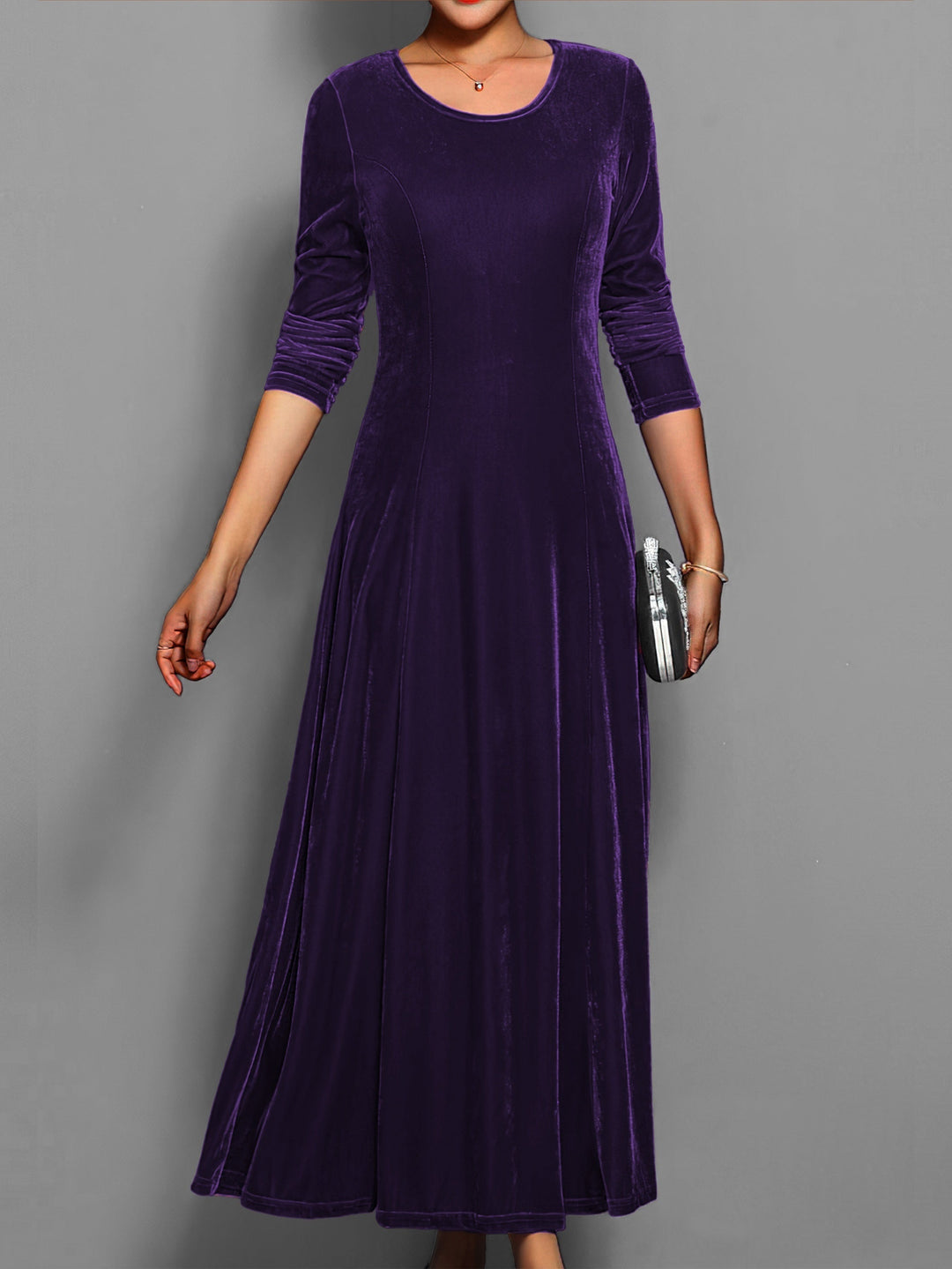 Damen-Langes formelles Kleid im klassischen Stil