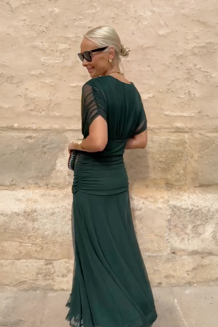 Elin - V-Ausschnitt Maxikleid