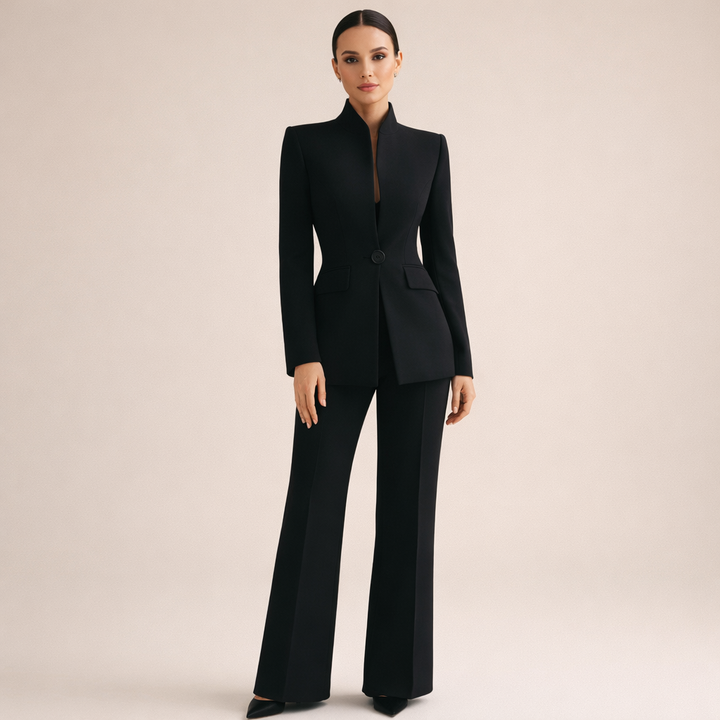 Sophia eleganter zweiteiliger Hosenanzug von Maria Zürich