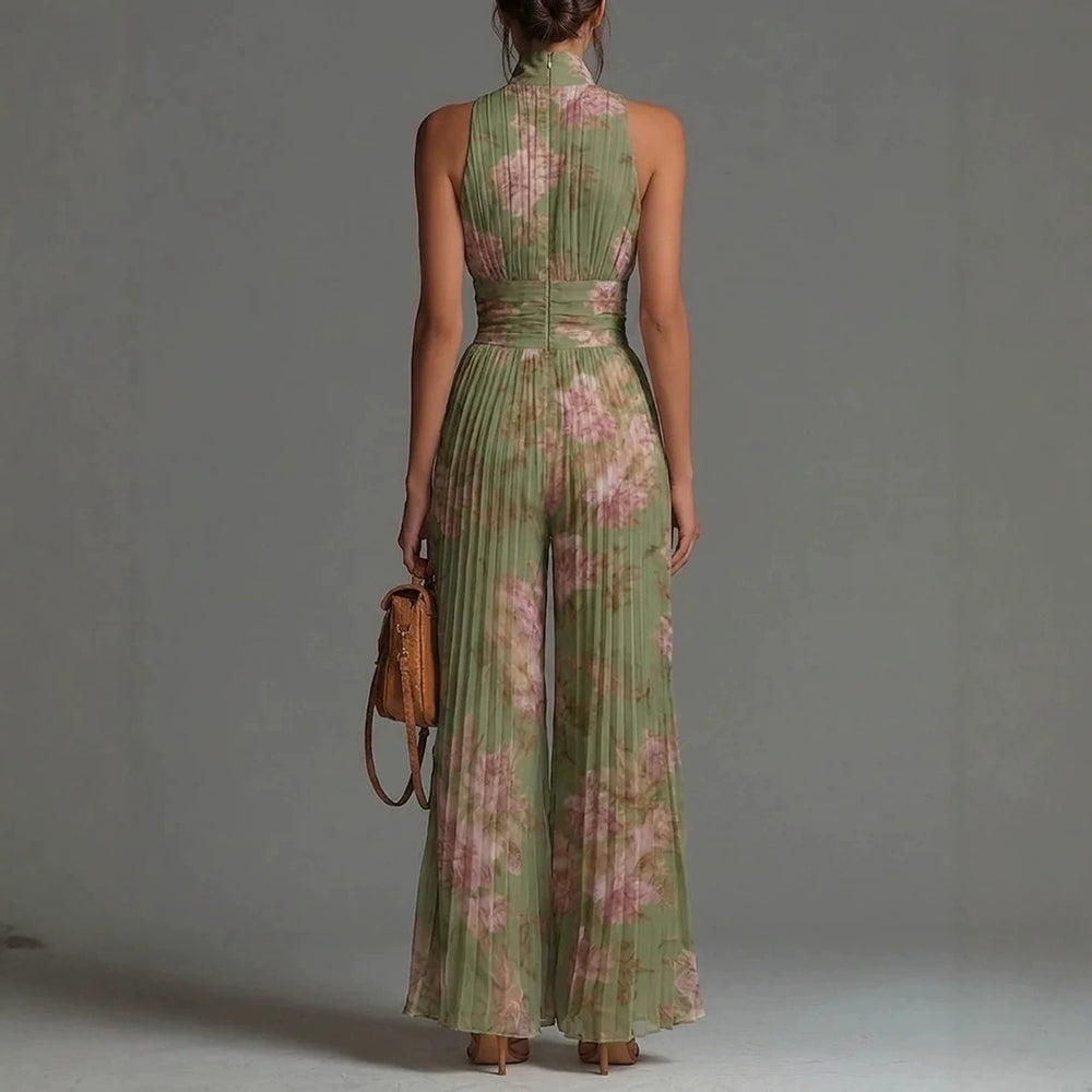 Tesalia - Weitbeiniger Jumpsuit mit sanfter Haptik