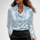 Hellblau Floral
