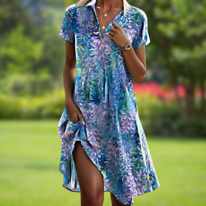 Christa florales Cocktailkleid für Damen im Sommerlook