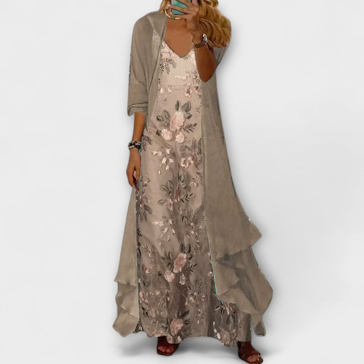 Mara - Maxikleid mit Jacke