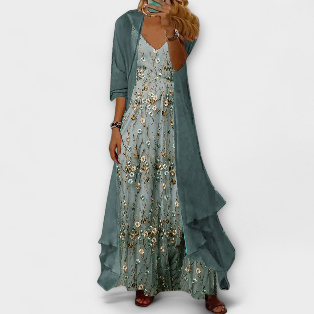 Mara - Maxikleid mit Jacke