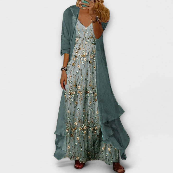 Mara - Maxikleid mit Jacke