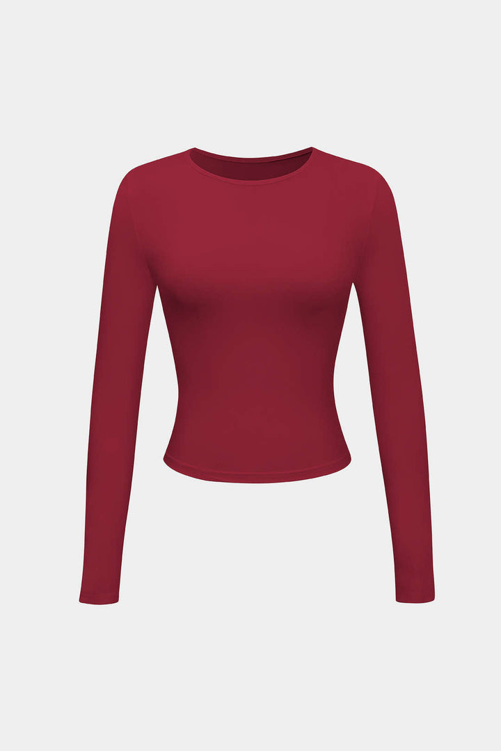 Nova | Minimalistisches Langarmshirt mit enganliegender Passform