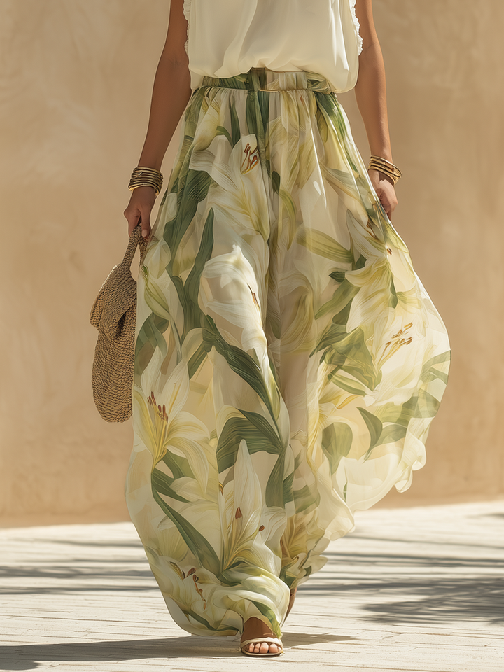 Lyselle - Elegantes Luftiges Set mit Blumenprint