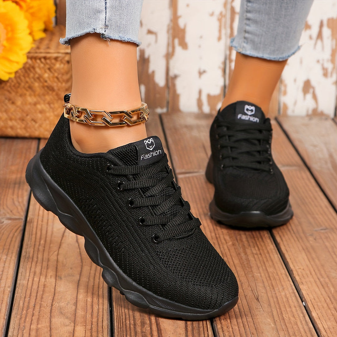 Damen Leichte Laufsneaker mit Schnürsenkeln