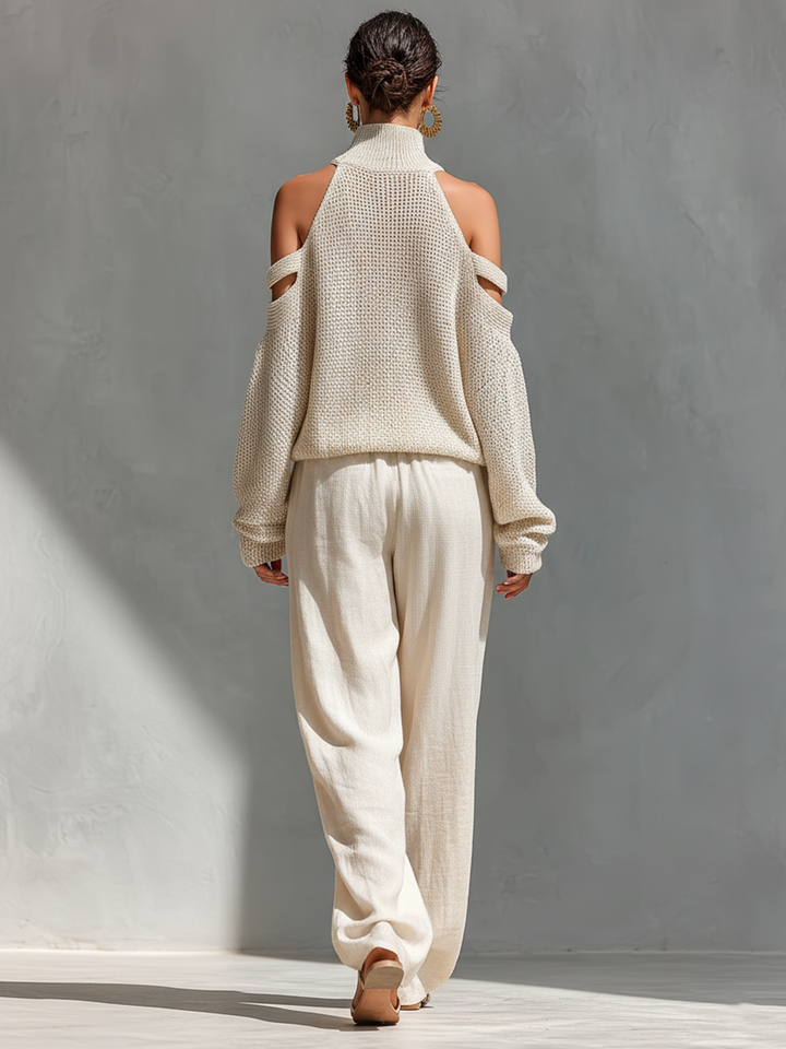Diorelle - Set mit gestricktem Top und weiten Hosen