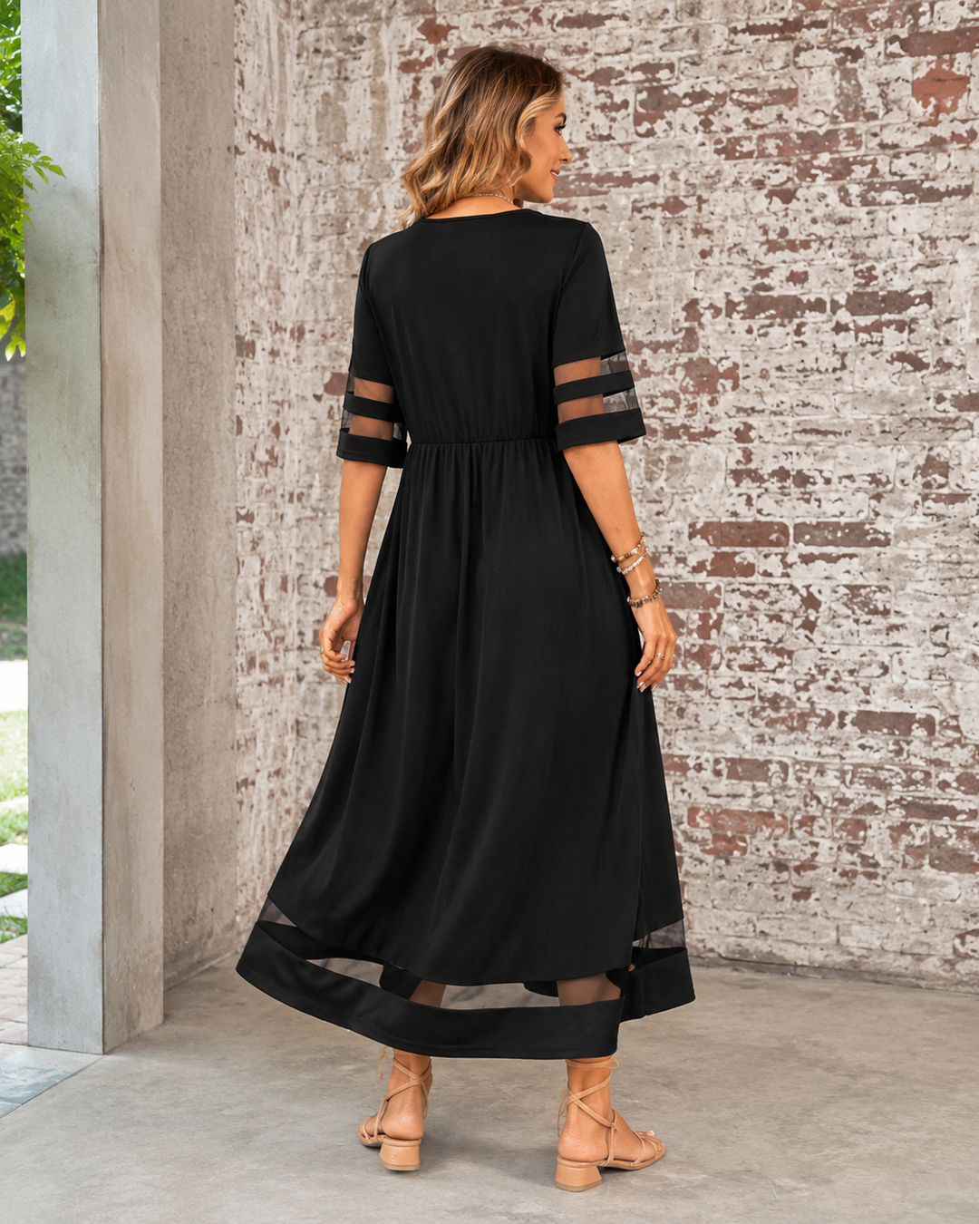 Cerelia - Bauchkaschierende Komfortkleid