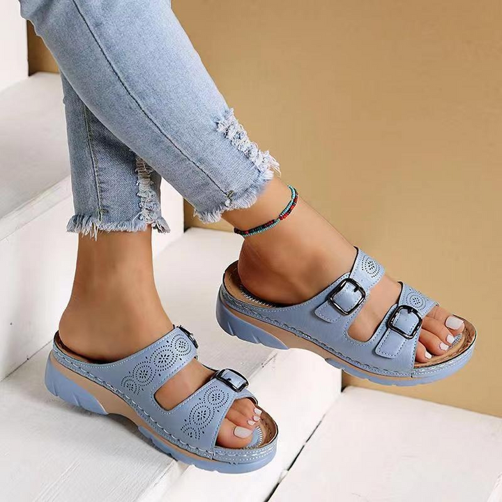 Damen Orthopädische Sandalen mit Fußgewölbestütze