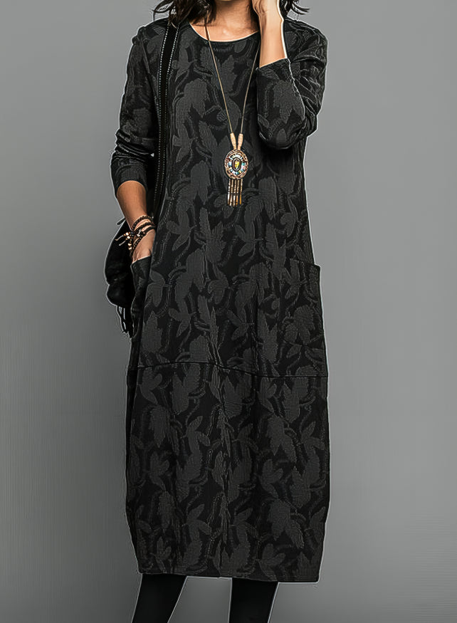 Damen Midi-Kleid für Hochzeitsgäste mit Print