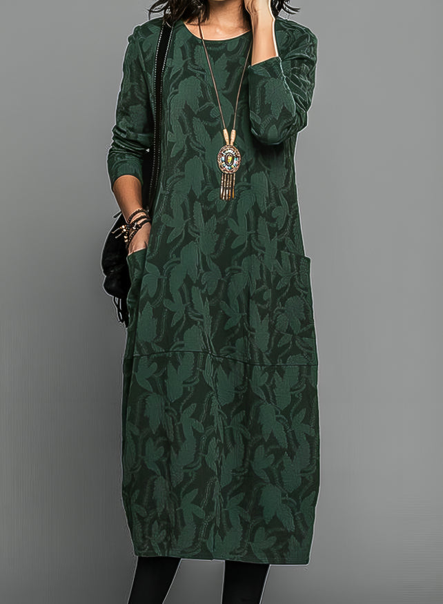 Damen Midi-Kleid für Hochzeitsgäste mit Print
