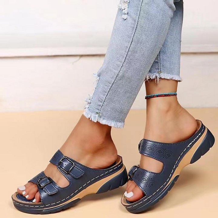 Damen Orthopädische Sandalen mit Fußgewölbestütze