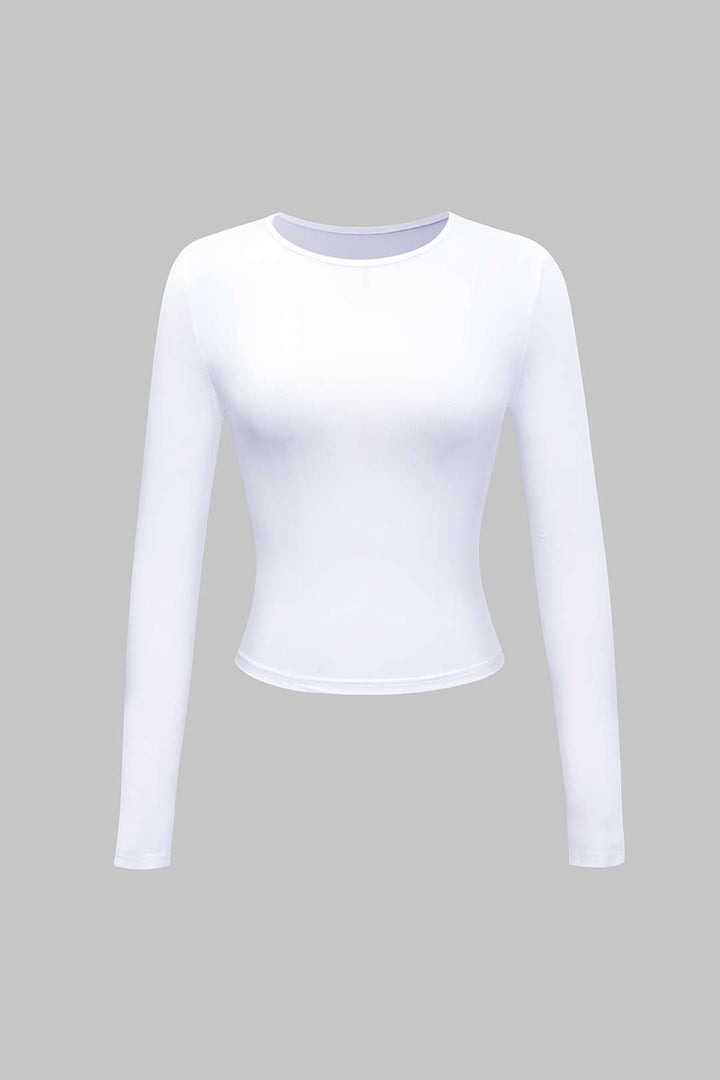 Nova | Minimalistisches Langarmshirt mit enganliegender Passform