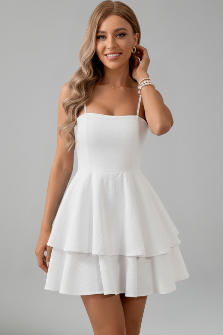 Alisa | Elegantes Abschluss-Rüschensommerkleid für Frauen 2026