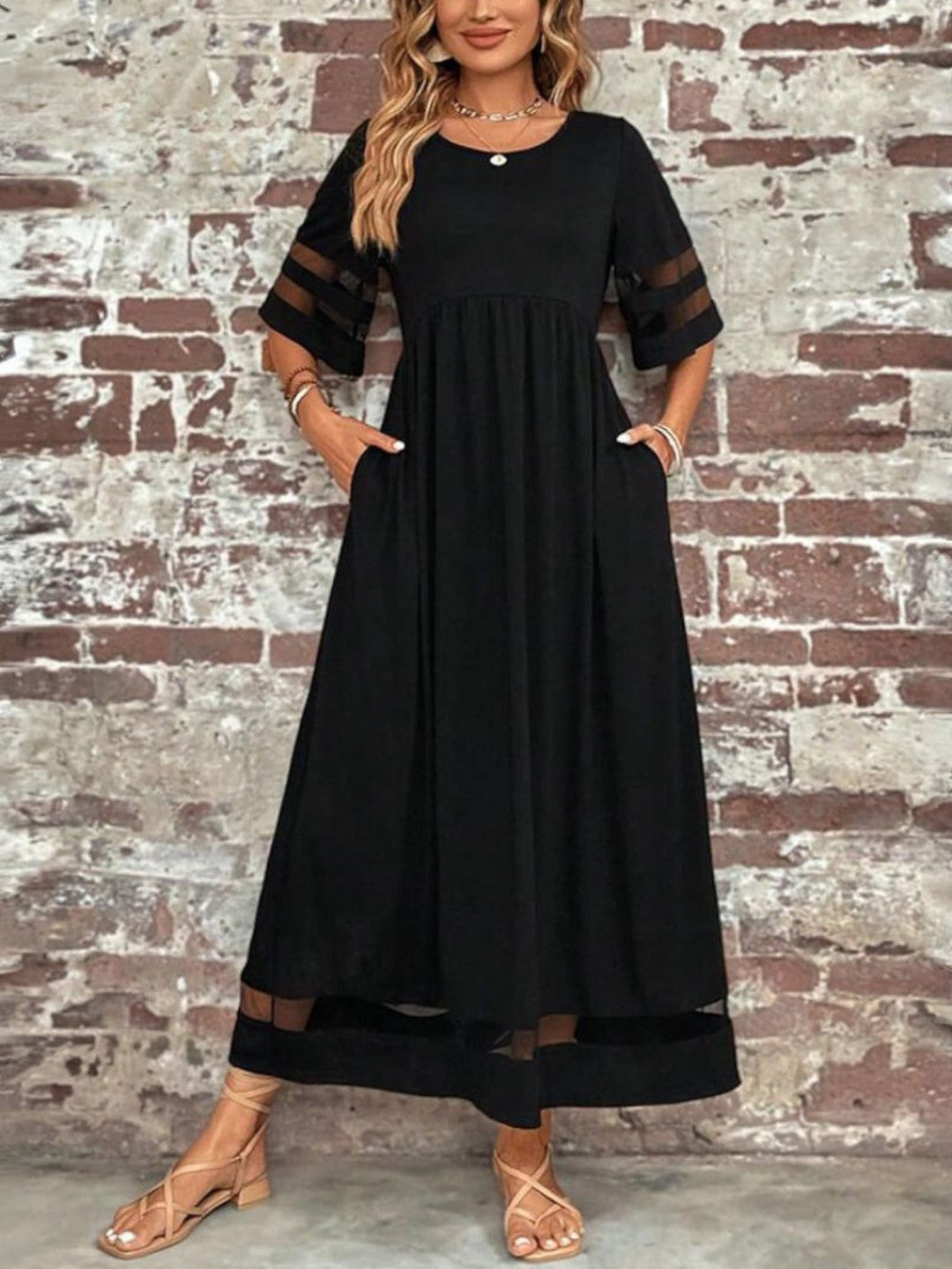 Kathryn | Schickes, den Bauch kaschierendes Kleid