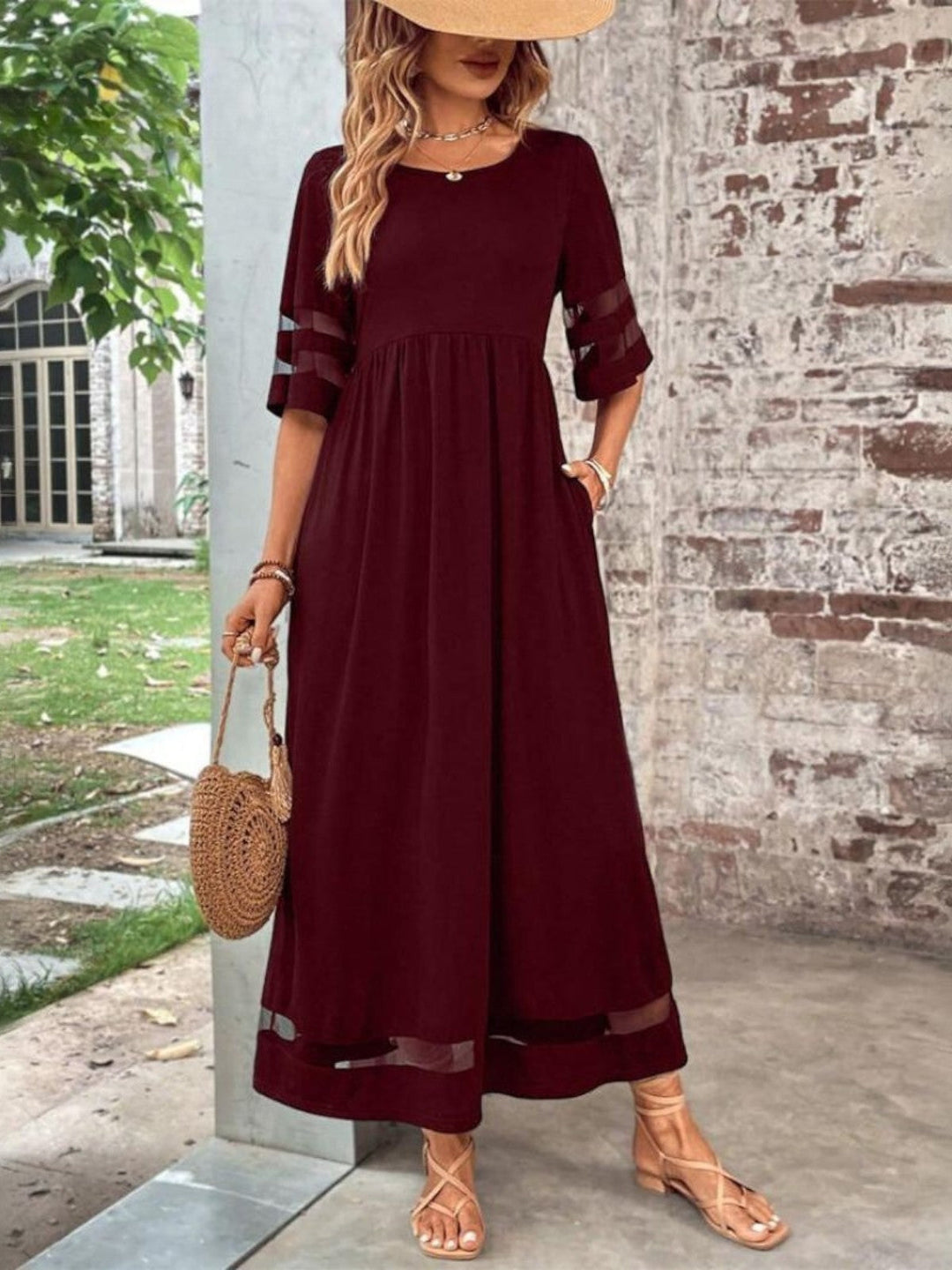 Kathryn | Schickes, den Bauch kaschierendes Kleid