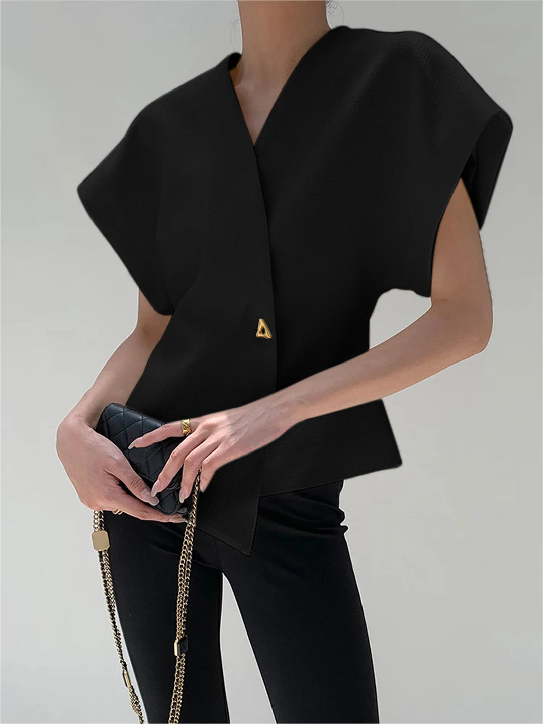 Shavon | Elegantes V-Ausschnitt-Top