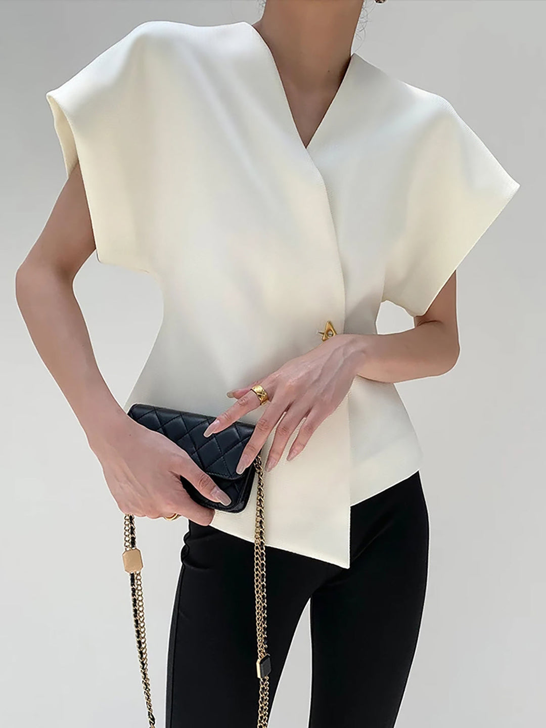 Shavon | Elegantes V-Ausschnitt-Top