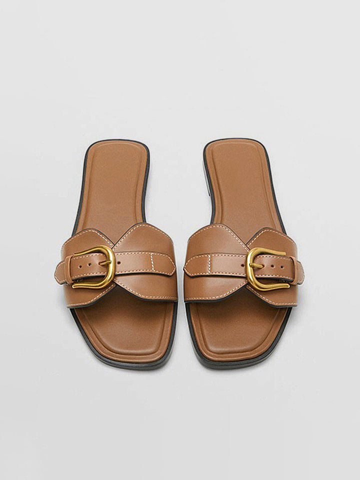 Sabine - Damen Riemchensandalen mit Schnallenverschluss