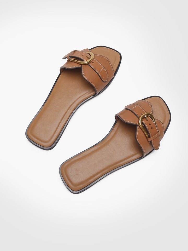Sabine - Damen Riemchensandalen mit Schnallenverschluss