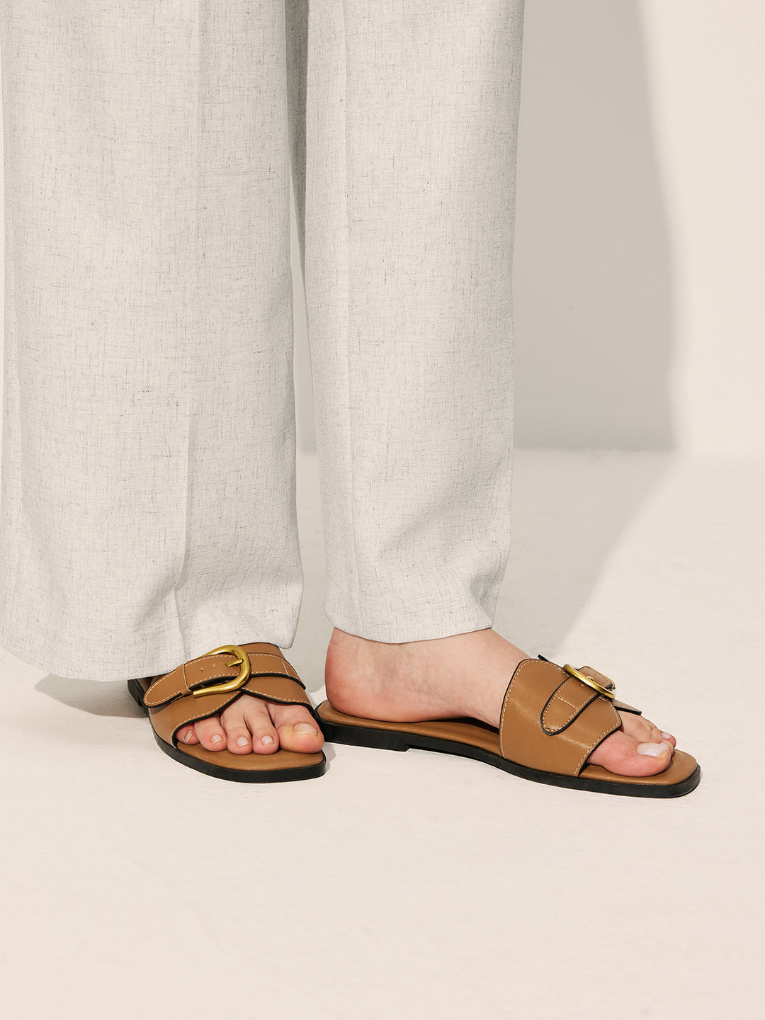 Sabine - Damen Riemchensandalen mit Schnallenverschluss