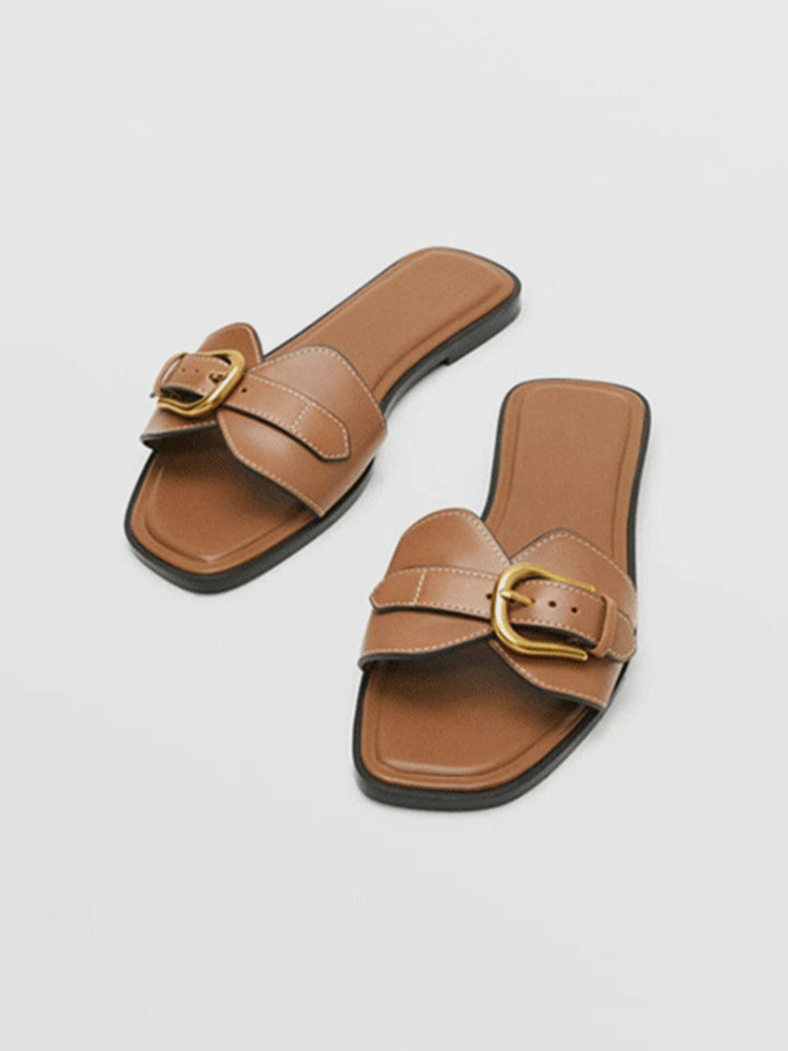 Sabine - Damen Riemchensandalen mit Schnallenverschluss