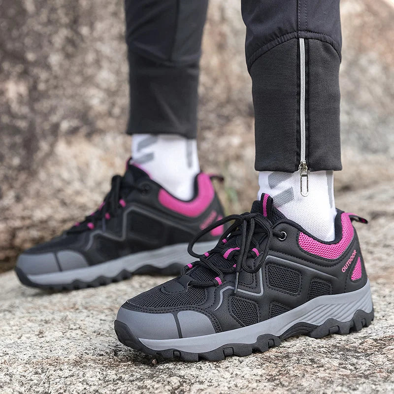 Damen Leichtgewicht Sneakers mit Schnürsenkeln für Outdoor-Aktivitäten