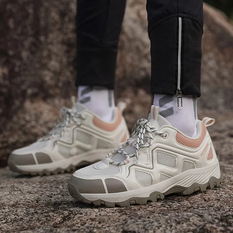Damen Leichtgewicht Sneakers mit Schnürsenkeln für Outdoor-Aktivitäten