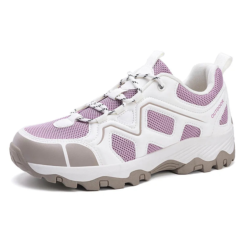 Damen Leichtgewicht Sneakers mit Schnürsenkeln für Outdoor-Aktivitäten