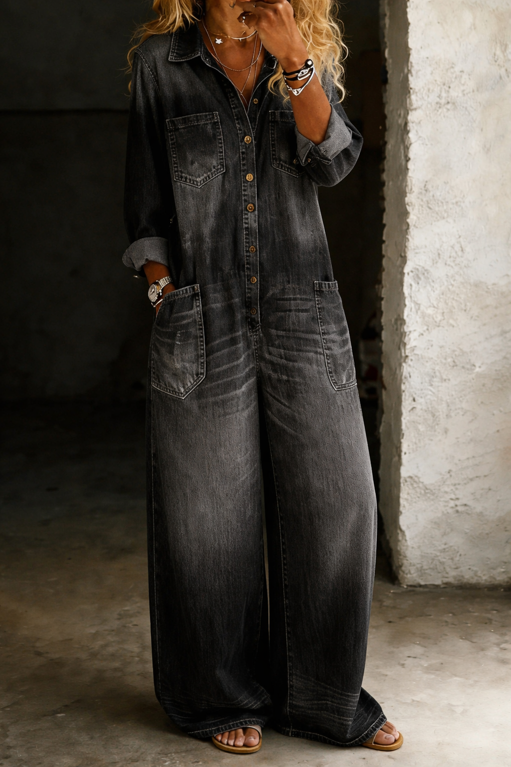 Thalassa - Lässiger Jeans-Overall