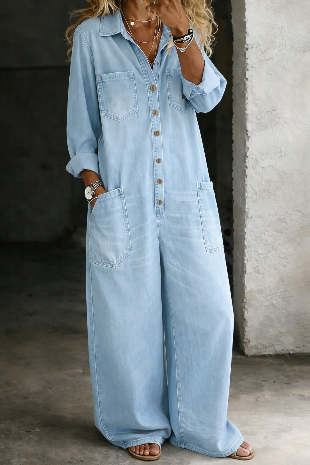 Thalassa - Lässiger Jeans-Overall