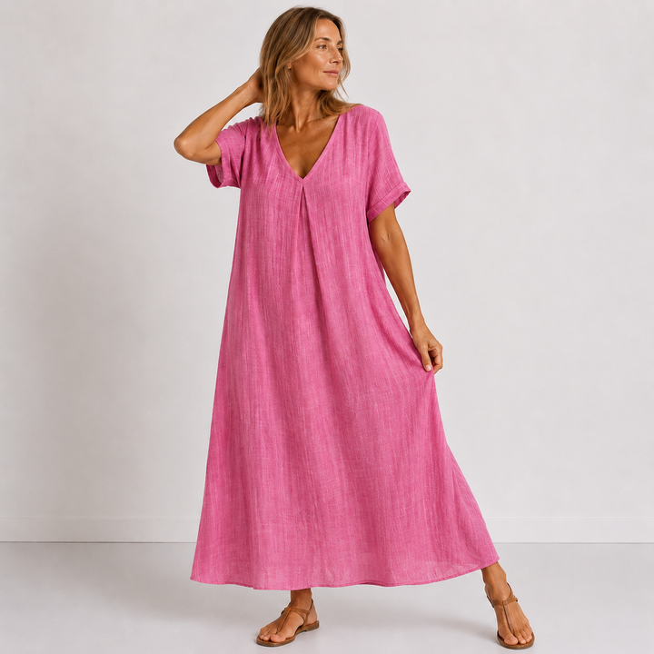 Violet - Fließendes Maxikleid