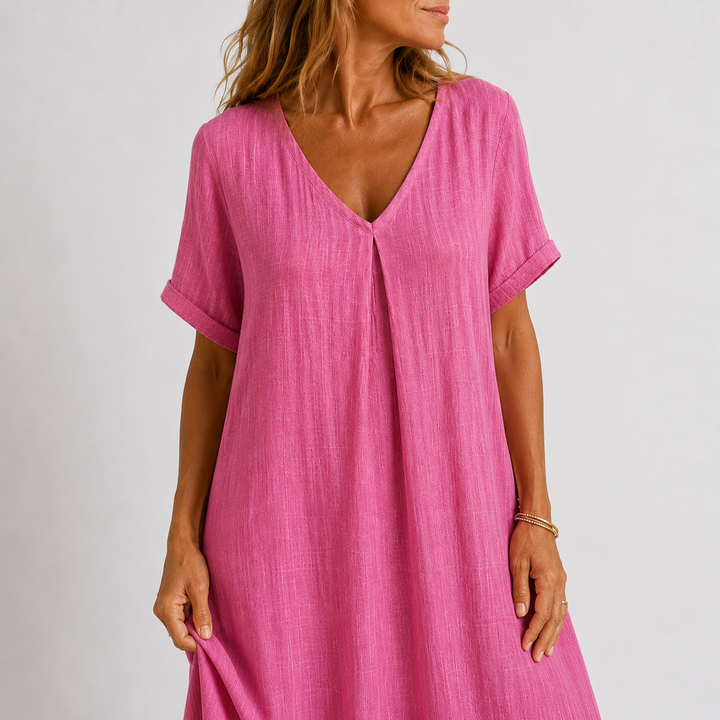 Violet - Fließendes Maxikleid