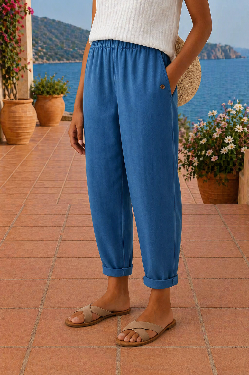 Maja Sommer-Leinenhose Damen – vielseitig kombinierbar