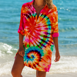 Orange Batikfarbe