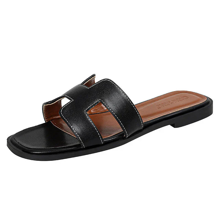 Damen Platten Sandalen mit Slip-On | Eva Jonsson