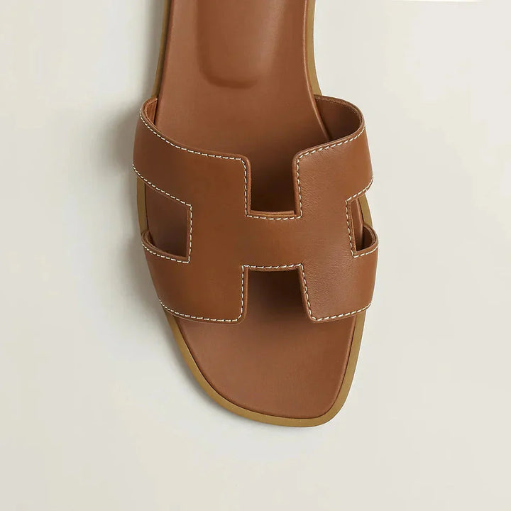 Damen Platten Sandalen mit Slip-On | Eva Jonsson