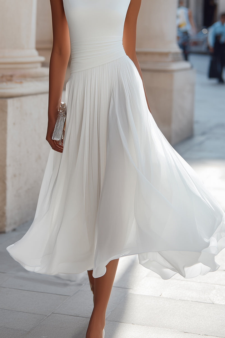 Emma elegantes Midikleid für Hochzeit und festliche Anlässe – Ansicht 9
