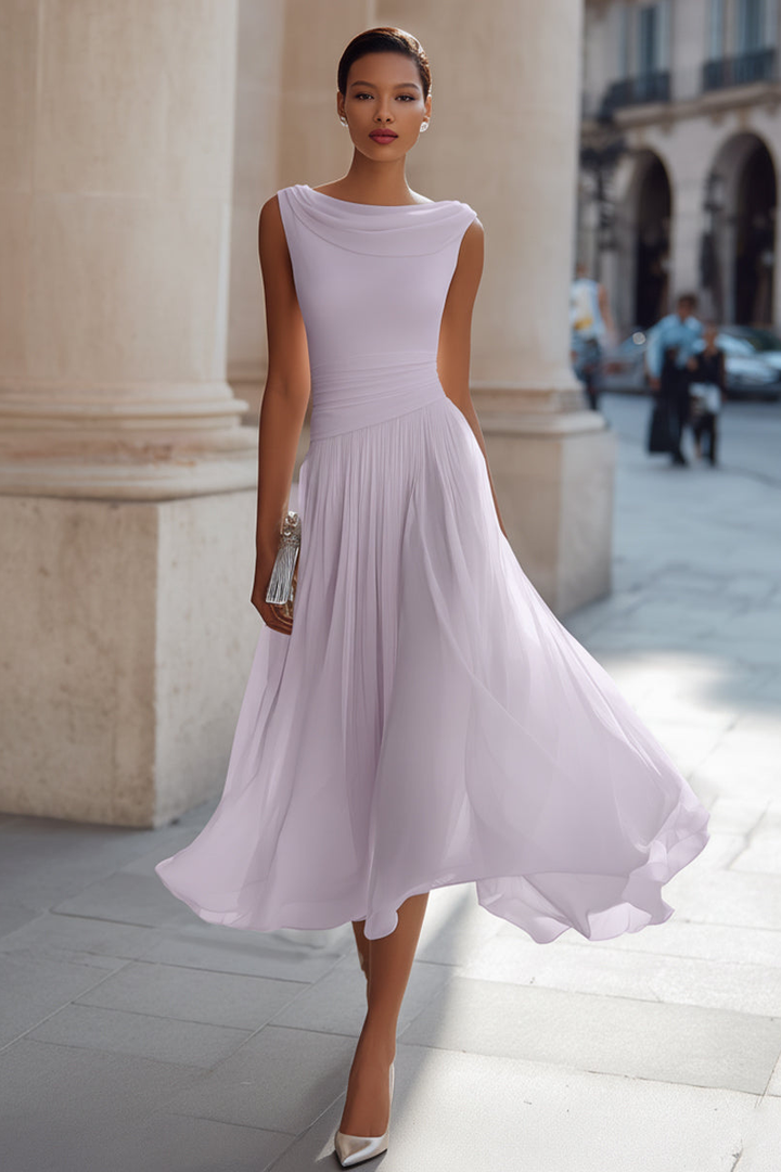 Emma elegantes Midikleid für Hochzeit und festliche Anlässe – Ansicht 7