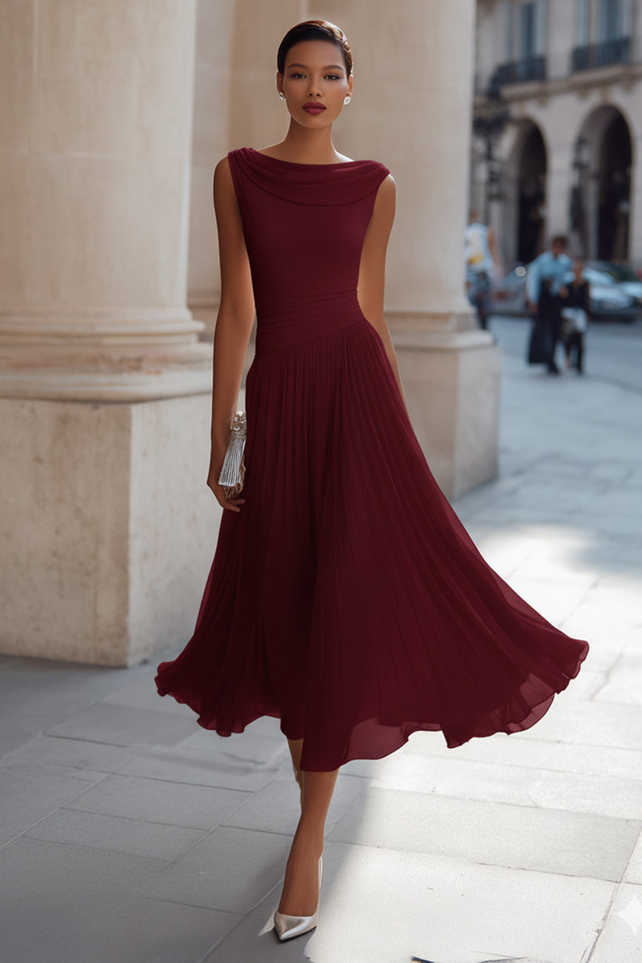 Emma elegantes Midikleid für Hochzeit und festliche Anlässe – Ansicht 6