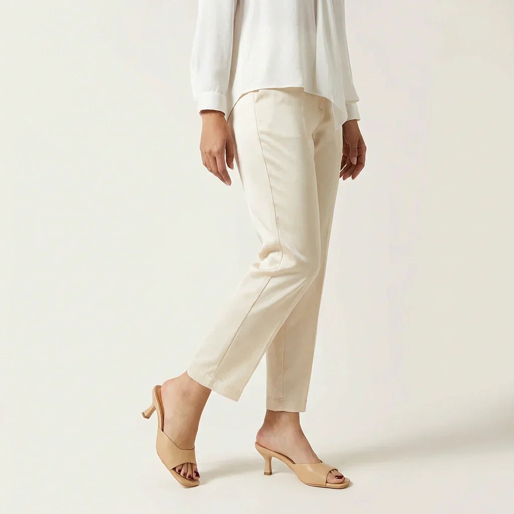 Elegante Damen-Mules mit niedrigem Absatz – Victoria